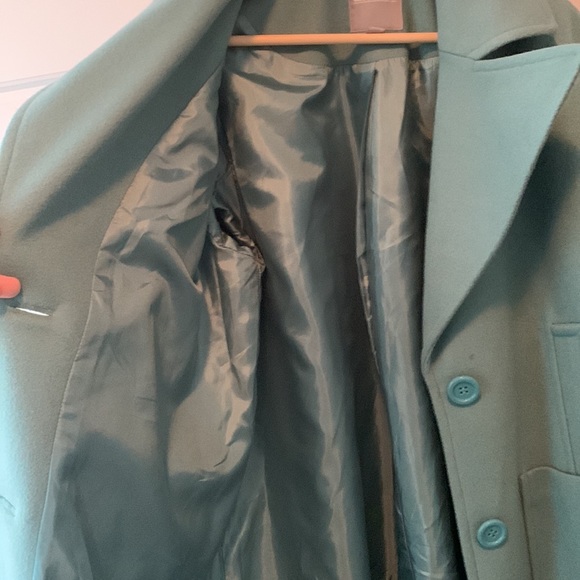ASOS Turquoise Fully Lined Trench Coat - Picture 4 of 8